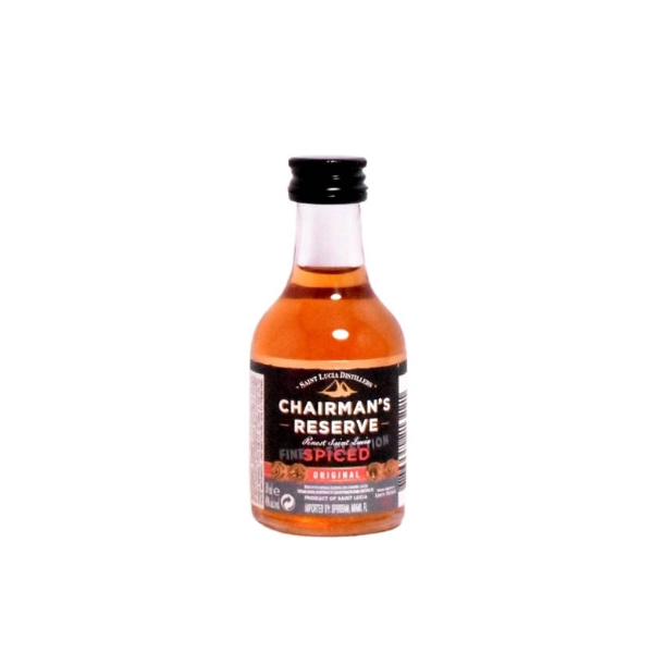 RHUM ÉPICÉ RÉSERVE DU CHAIRMAN DE SAINTE-LUCIE 50ML