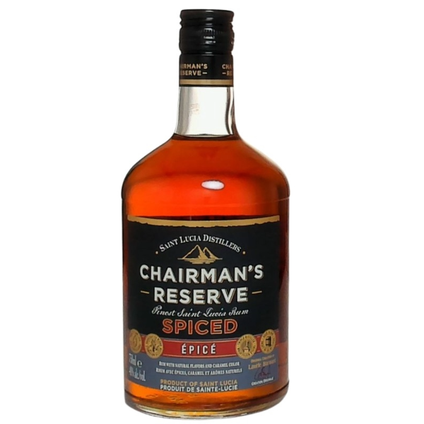 SAINT LUCIA CHAIRMAN'S RESERVE SPICED RUM 750ML