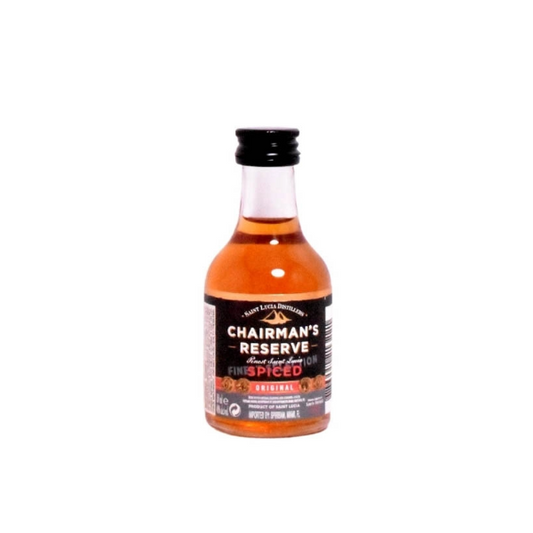 RHUM ÉPICÉ RÉSERVE DU CHAIRMAN DE SAINTE-LUCIE 50ML