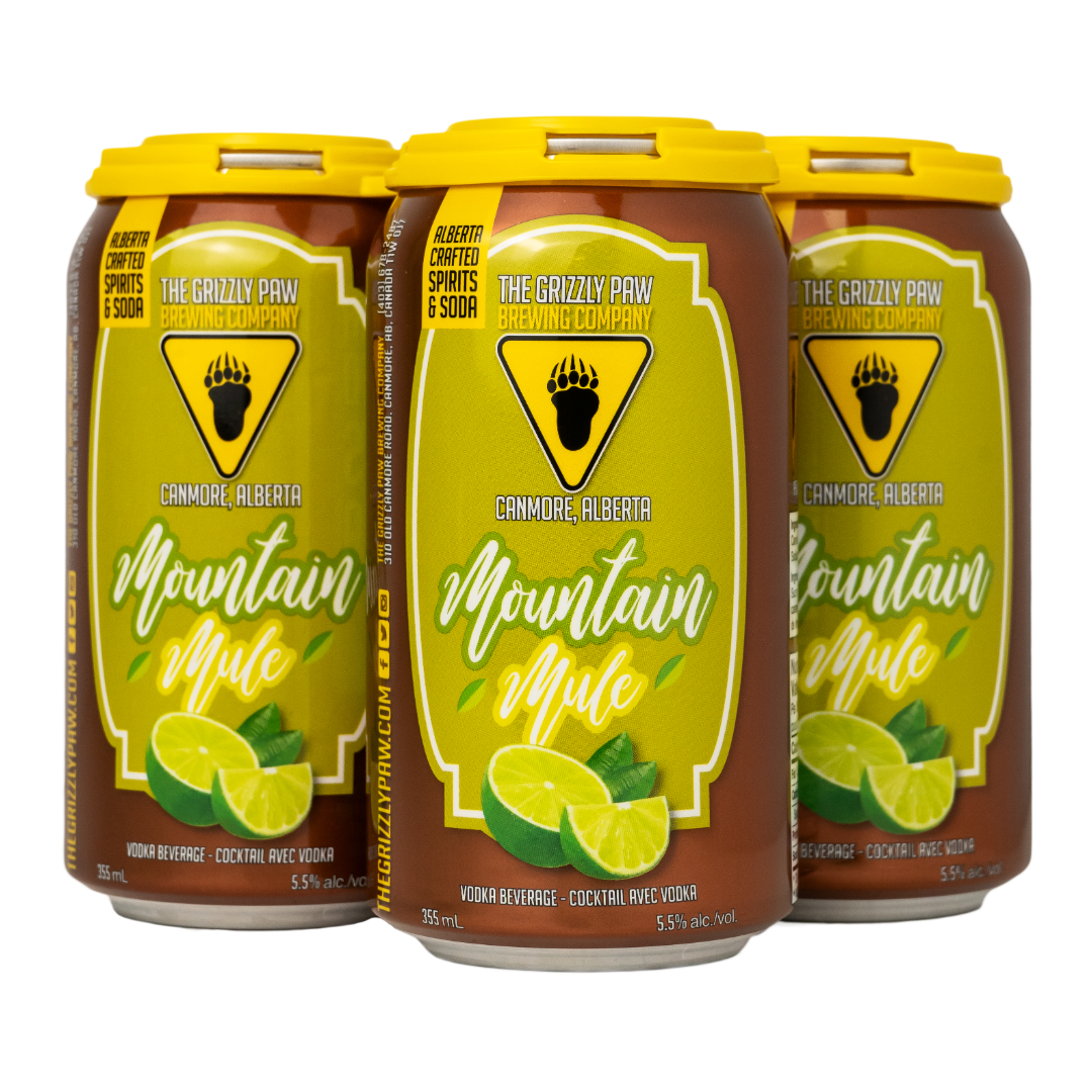 VODKA GRIZZLY PAW MOUNTAIN MULE EN BOÎTE DE 1 420 ML