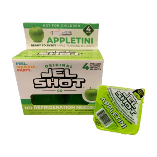 JEL SHOTS POMME PACK DE 4 100ML