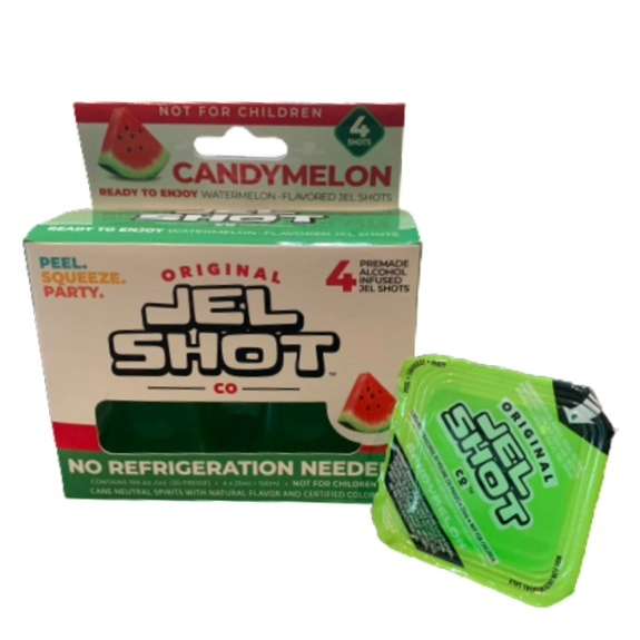 JEL SHOTS CANDYMELON 4 PACK 100ML