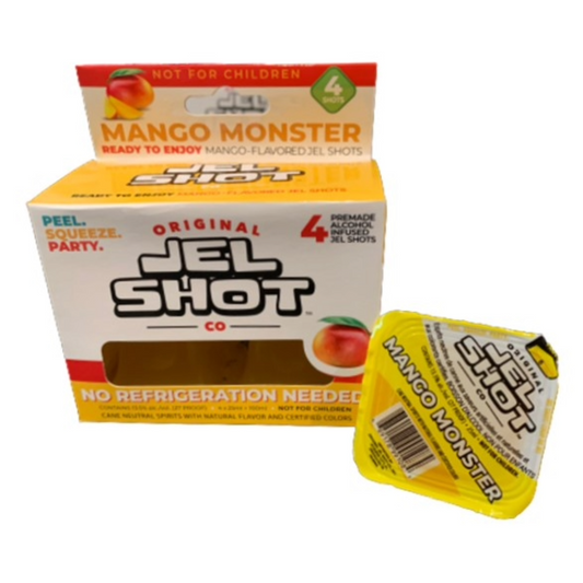 JEL SHOTS MANGUE PACK DE 4 100ML