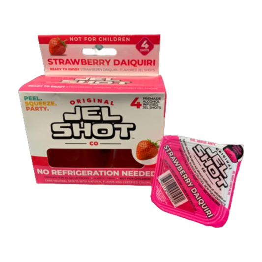 JEL SHOTS FRAISE LOT DE 4 100ML