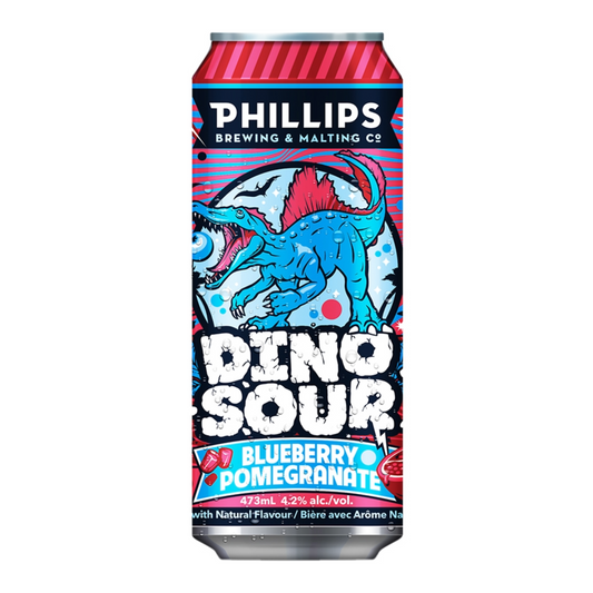 PHILLIPS DINOSOUR BLUEBERRY POMEGRANATE ALE 473ML