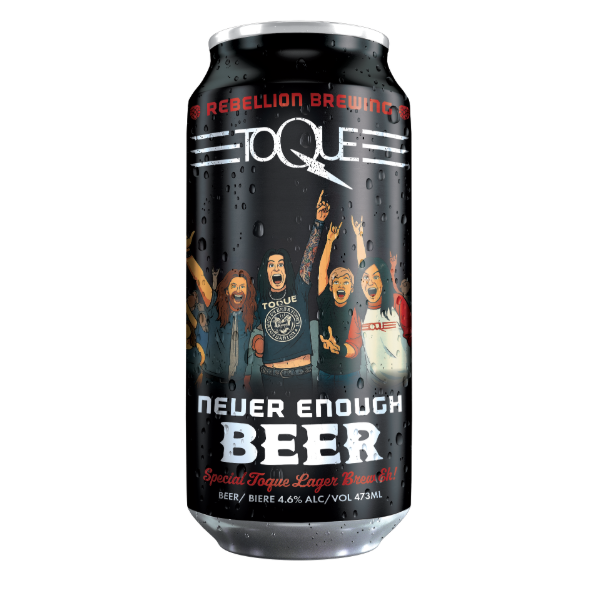 REBELLION TOQUE NEVER ENOUGH BEER 473ML