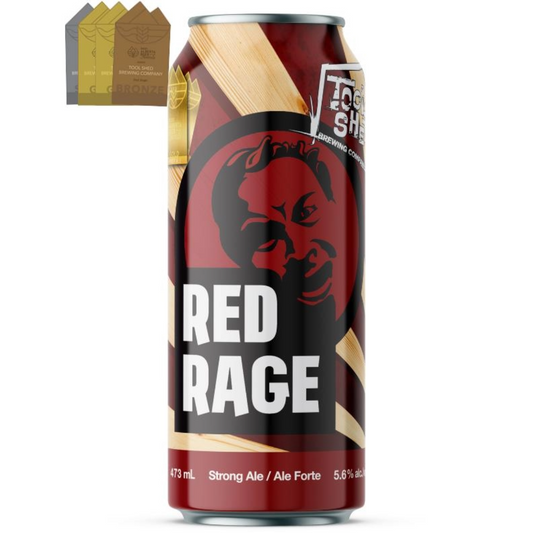 TOOL SHED RED RAGE BIÈRE AMBRÉE AMÉRICAINE 1892ML