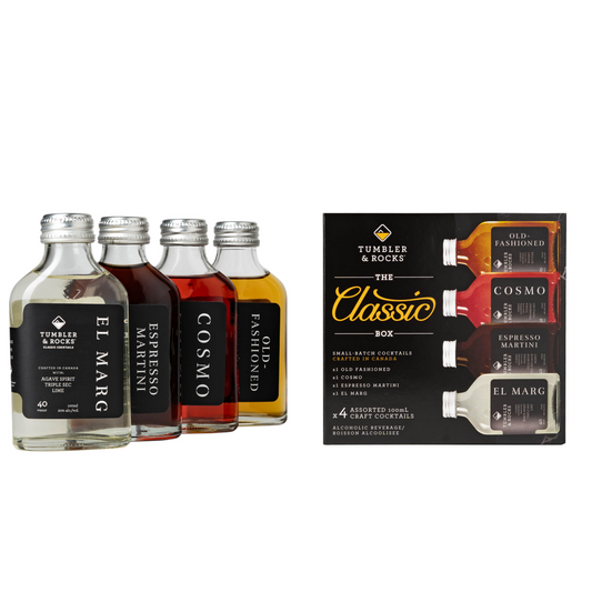 PACK VARIÉTÉ CLASSIQUE TUMBLER &amp; ROCKS 400ML